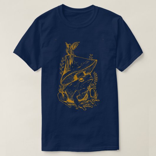 Fairycore Cottacore Aesthetic Dark Academia Mush T-shirt (Design voorkant)