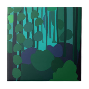 Fairycore Cottagecore Bos  Natuur Tegeltje