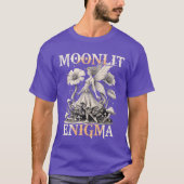 Fairycore Dark Fairy Moonlit Enigma gift T-shirt (Voorkant)