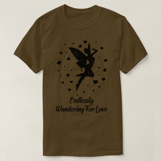 Fairycore die eindeloos rondzwerft voor liefdesfee t-shirt (Design voorkant)