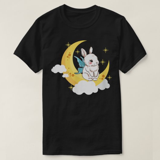 Fairycore esthetische feiale bunny Rabbit op een p T-shirt (Design voorkant)