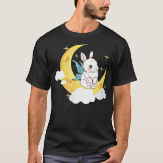 Fairycore esthetische feiale bunny Rabbit op een p T-shirt