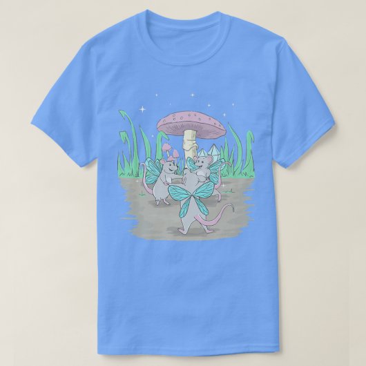 Fairycore esthetische kransdanserende ratten en ee t-shirt (Design voorkant)