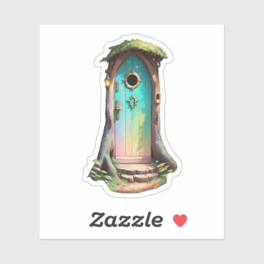 Fairycore Fairy Door Sticker (Vel)