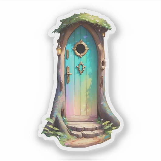 Fairycore Fairy Door Sticker (Voorkant)