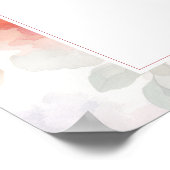 Fairycore Garden Verjaardagsfeestje Gastenboekteke Poster (Hoek)