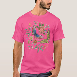 Fairycore Gothic Butterfly Cotvoordcore T-shirt
