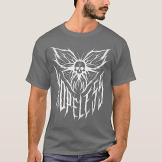 Fairycore Grunge Clothing Gothic Skeleton Butterfl T-shirt