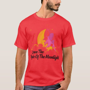 Fairycore Ik hou van de magie van de moonlight Fai T-shirt
