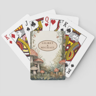 FAIRYCORE Mushrooms Goblincore Custom Gifts Pokerkaarten