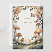 FAIRYCORE NATUUR BABYDOUCHE 1E VERJAARDAG ELK EVEN KAART (Achterkant)