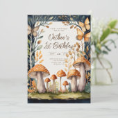 FAIRYCORE NATUUR BABYSYMPHONIE 1E VERJAARDAG ELKE  KAART (Staand voorkant)