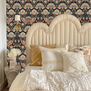 Fairycore Neutraal-gekleurd, Moth-geïnspireerd Behang