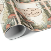 FAIRYCORE Paddenstoelen Goblincore Aangepaste Cade Cadeaupapier (Rol Hoek)