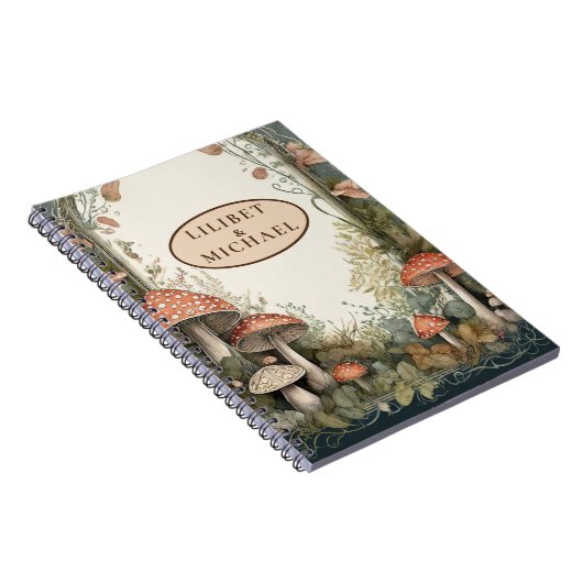 FAIRYCORE Paddenstoelen Goblincore Aangepaste Cade Notitieboek (Rechterzijde)