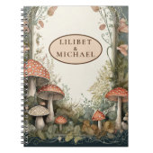 FAIRYCORE Paddenstoelen Goblincore Aangepaste Cade Notitieboek (Voorkant)