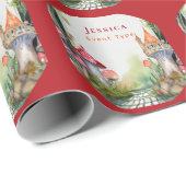 FAIRYCORE Prinses Sprookje Kasteel Koninkrijk Cust Cadeaupapier (Rol Hoek)