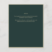 Fairycore Save the Date Goblincore Mushrooms (Achterkant)