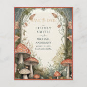 Fairycore Save the Date Goblincore Mushrooms (Voorkant)