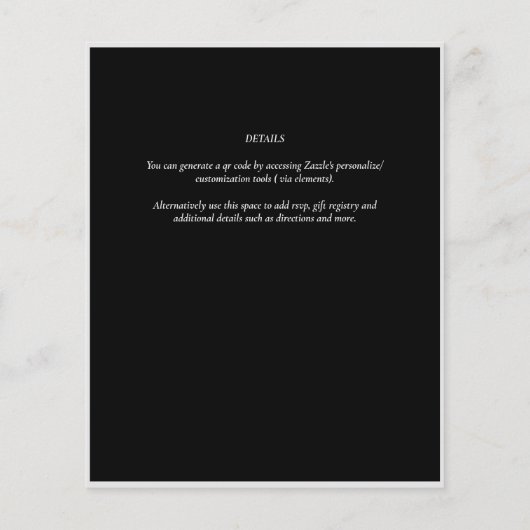 Fairycore Save the Date Goblincore Paddenstoelen (Achterkant)