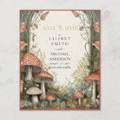 Fairycore Save the Date Goblincore Paddenstoelen (Voorkant)