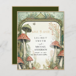 Fairycore Save the Date Groen Goud Bosland