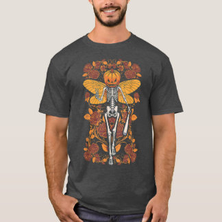 Fairycore Skeleton Butterfly Fairy Gothic Horwee T-shirt