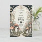 FAIRYCORE SPROOKJE BABYDOUCHE 1E VERJAARDAG ELKE KAART (Staand voorkant)