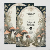 FAIRYCORE SPROOKJE BABYDOUCHE 1E VERJAARDAG ELKE KAART (Voorkant / Achterkant)