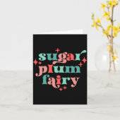 Fairycore Sugar Plum Fairy Tygraphy Art T Shirt  Kaart (Gele Bloem)