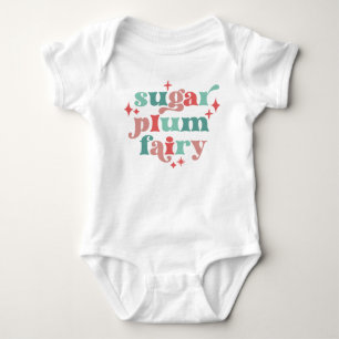 Fairycore Sugar Plum Fairy Typografie Kunst Romper