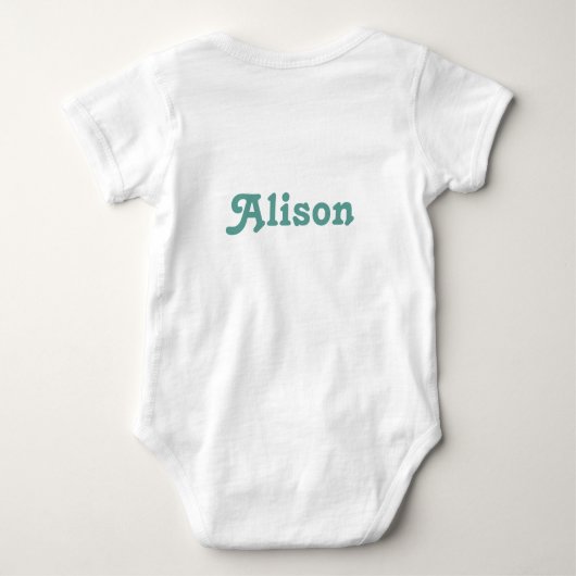 Fairycore Sugar Plum Fairy Typografie Kunst Romper (Achterkant)