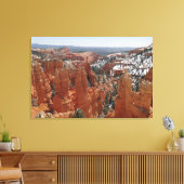 Fairyland Canyon in Bryce Canyon National Park Canvas Afdruk (Insitu (Woonkamer))