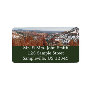 Fairyland Canyon in Bryce Canyon National Park Etiket