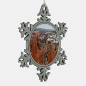 Fairyland Canyon in Bryce Canyon National Park Tin Sneeuwvlok Ornament (Links)