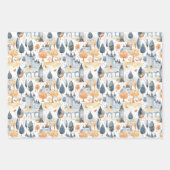 Fairyland Castles Blue Pink Inpakpapier Vel (Voorkant 2)