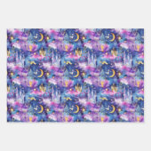 Fairyland Castles Purple Inpakpapier Vel (Voorkant 2)
