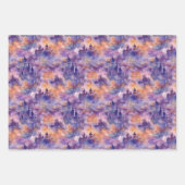 Fairyland Castles Purple Inpakpapier Vel (Voorkant)