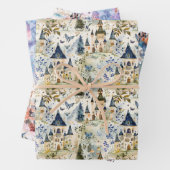 Fairyland Castles Various Colors Inpakpapier Vel (In situ)