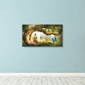 Fairyland en Butterflies Canvas Afdruk (Insitu (Houten vloer))