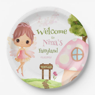 Fairyland & Flower Garden Papier Borden Papieren Bordje