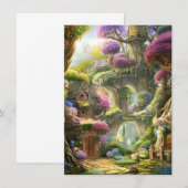 Fairyland Forest Graphic Bedankkaart (Voorkant / Achterkant)