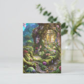 Fairyland Forest Graphic Briefkaart (Staand voorkant)