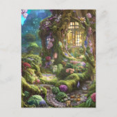 Fairyland Forest Graphic Briefkaart (Voorkant)
