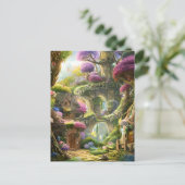 Fairyland Forest Graphic Briefkaart (Staand voorkant)