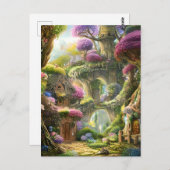 Fairyland Forest Graphic Briefkaart (Voorkant / Achterkant)