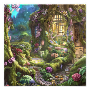 Fairyland Forest Graphic Foto Afdruk