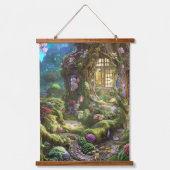 Fairyland Forest Graphic Hangend Wandkleed (Voorkant)