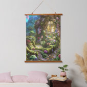 Fairyland Forest Graphic Hangend Wandkleed (Slaapkamer)