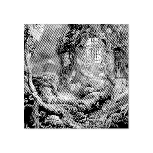 Fairyland Forest Graphic Rubberstempel (Afrduk)